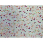 Printed Chiffon Poppy