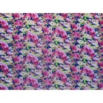 Printed Chiffon Roses D