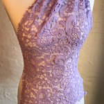 Guipure Lace Floral Lilac