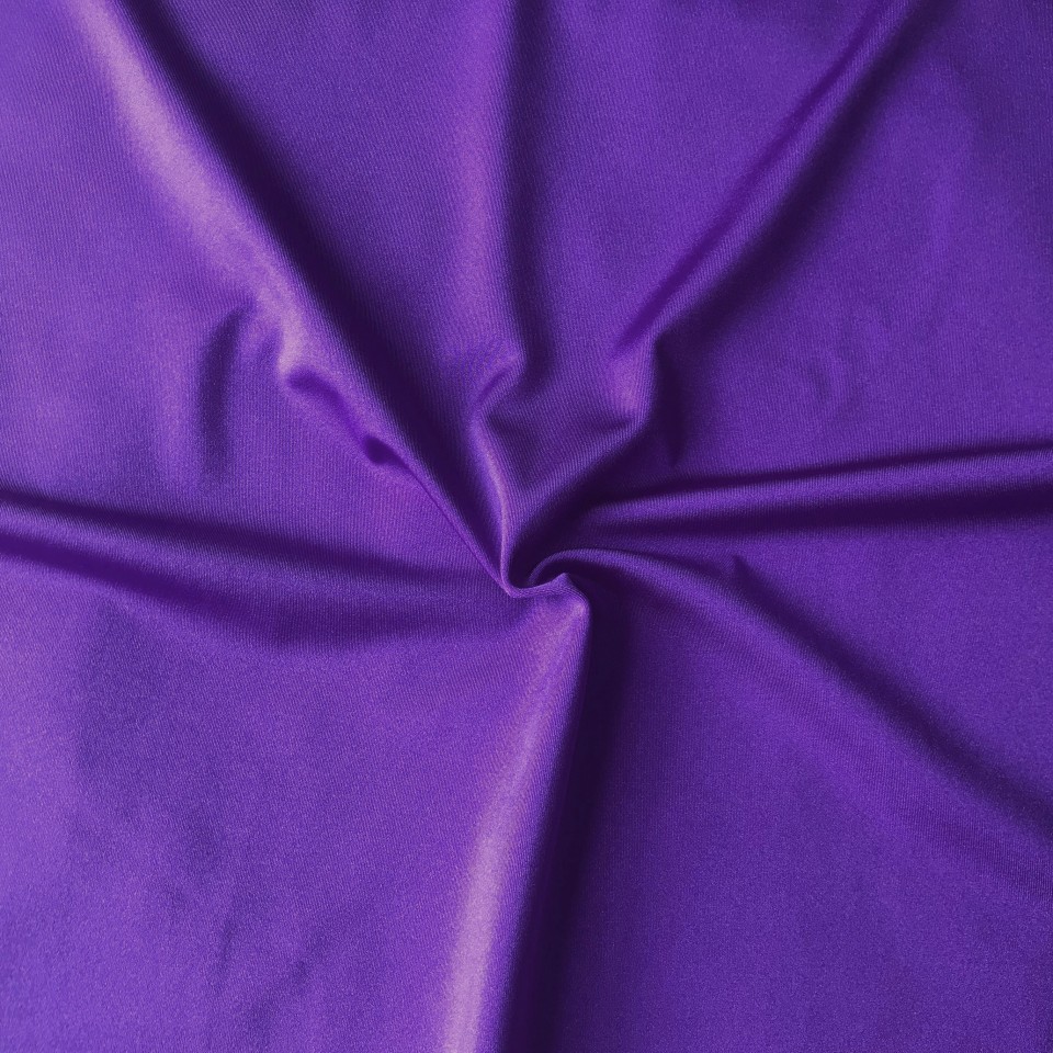 Purple Shiny Nylon Spandex Fabric By The Yard