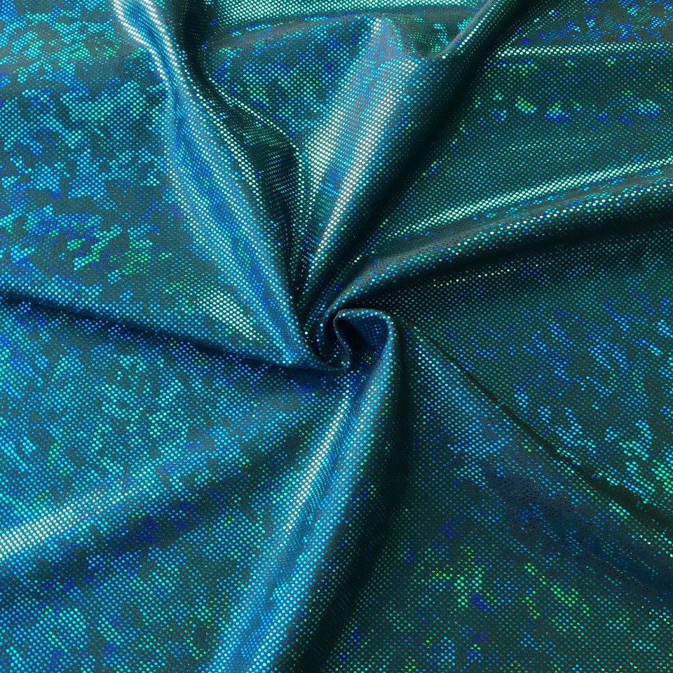 Shattered Glass Nylon Spandex Sea-Green