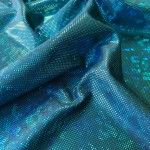 Shattered Glass Nylon Spandex Sea-Green