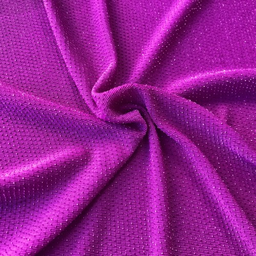 Shiny Nylon Spandex Metallic Fuchsia