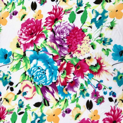 Rayon Spring Flowers