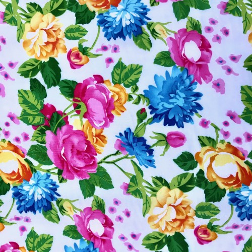 Rayon Summer Flowers