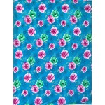 Rayon Tea Rose Blue