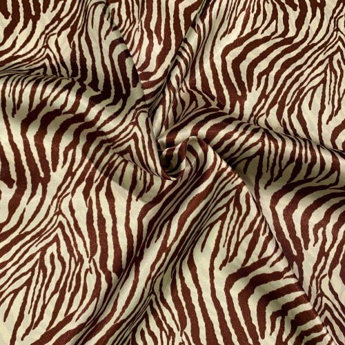 Satin Animal Print Tiger