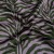 Satin Animal Print Zebra Mulberry