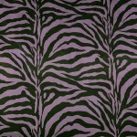 Satin Animal Print Zebra Mulberry