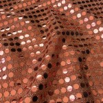 6mm Round Sequins Copper/Orange