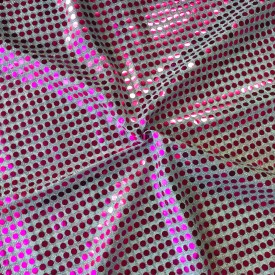 6mm Round Sequins Hot Pink