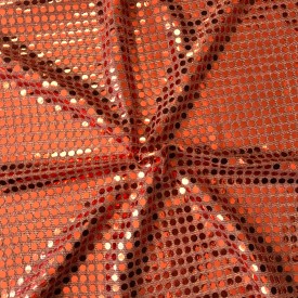 6mm Round Sequins Red/Sunset