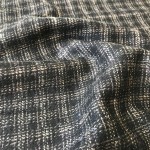 Poly Wool Plaid Grey