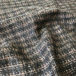 Poly Wool Plaid Brown